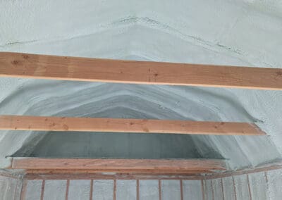 Spray foam insulation