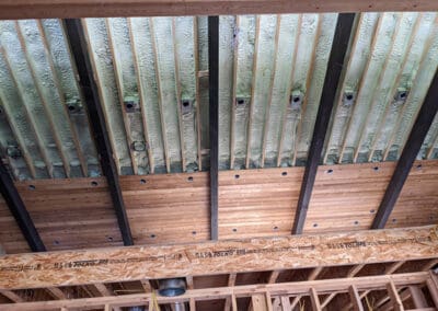 Spray foam insulation